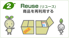 Reuse(リユース)商品を再利用する