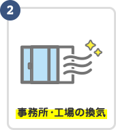 事務所・工場の換気